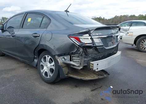 2013 Honda Civic Hybrid из США, поврежденный, VIN 19XFB4F27DE200584
